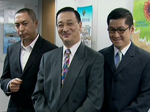 Patrick Keung Hiu-Man [left] Charlie Cho Cha-Lee [center]