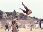original 70 mm color slide <br> (with a double, maybe San Sin, for Gordon Liu)