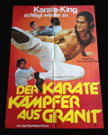 German movie poster of LUNG WEI VILLAGE (displaying a still from A NOTORIOUS EX-MONK)