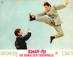 German lobby card #3 <br>(many of the German lobby sets were numbered consecutively after being approved by them by the German "FSK", an official authority to care about too much violence in movies) - This card is identical to the original Chinese lobby card, but a little bit cropped at the edges.