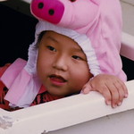 kid on ferry