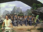 A screenshot from the Televideo Hong Kong VHS release. It was fullscreen with the original subtitles embedded in the Mandarin print.