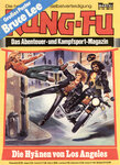 German "Kung-Fu" comic issue #149; front scan (it contained a mini poster of Bruce Lee by Spanish painter Salvador Faba, referring to an original lobby card from THE WAY OF THE DRAGON)