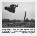 advertisment for THE TWO CAVALIERS <br>in German magazin 