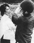 on the set of ENTER THE DRAGON