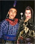 Behind the scenes<p>
Won Jin + Sophia Crawford