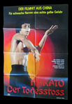 German movie poster of A NOTORIOUS EX-MONK (displaying a scene from BRUCE, THE KING OF KUNG FU!)